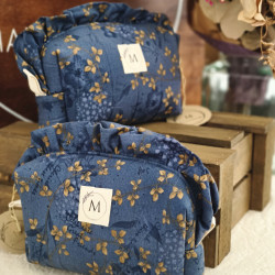 NECESER VOLANTES FLORES AZUL