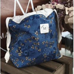 BOLSA NALA FLORES AZUL