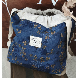 BOLSA NALA FLORES AZUL