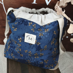 BOLSA NALA FLORES AZUL