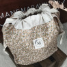 BOLSA NALA FLORES BEIGE