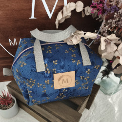 Neceser Alba flores azul