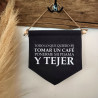 BANDERÍN CON MENSAJE