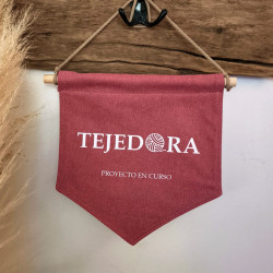 BANDERÍN CON MENSAJE