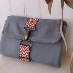 Estuche Luar Agujas azul