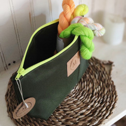 Neceser Básico flúor verde y amarillo