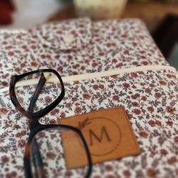 Funda libro / Tablet Flores Rosa