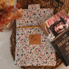 Funda libro / Tablet Flores Mostaza