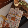 Funda libro / Tablet Flores Mostaza
