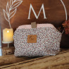 Neceser boca de lobo Flores Rosa
