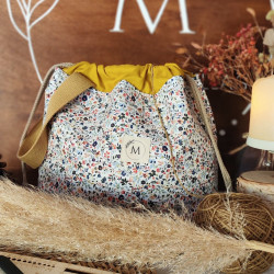 Bolsa Nala Flores Mostaza