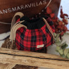 Bolsa Nala Cuadros Rojos