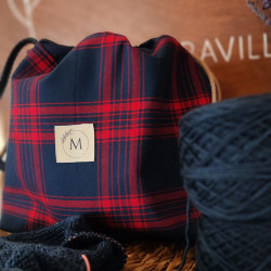 Bolsa Nala Cuadros Azul
