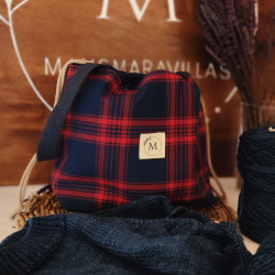 Bolsa Nala Cuadros Azul