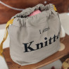 Bolsa I am a Knitter topo